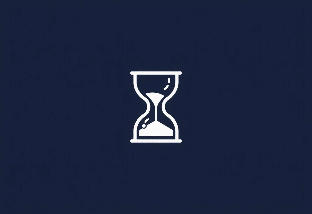 Ikona časomíry nebo přesýpacích hodin symbolizující dobu uchovávání dat.