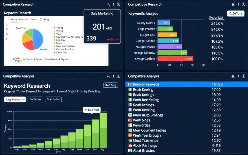 Keyword research tools and competitive analysis data