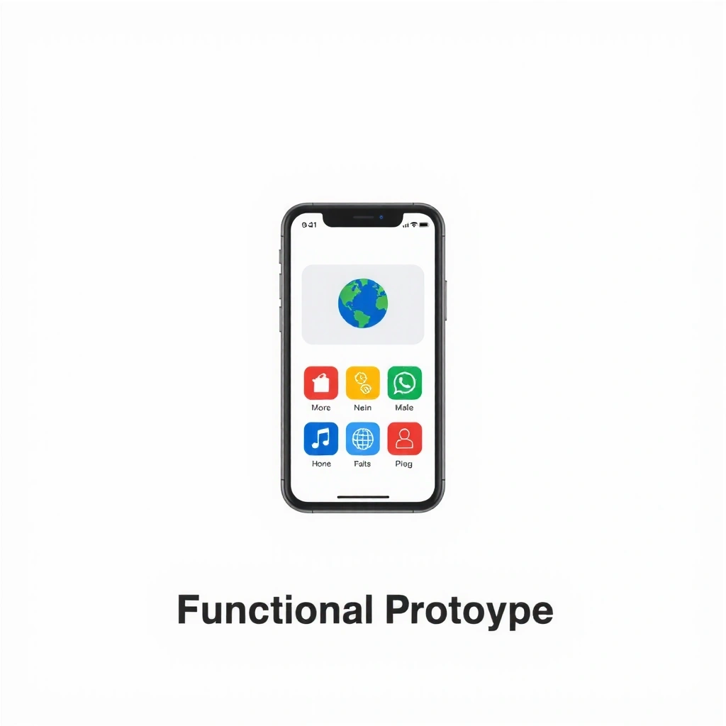 Ikona prototypu mobilní aplikace